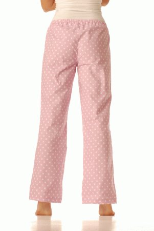Pyžamové kalhoty - Puntík růžový